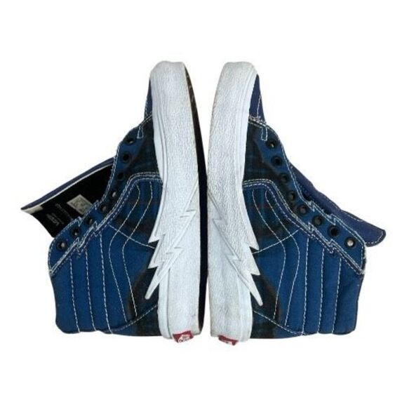 VANS Sk8 Hi Bolt Big Reveal Volcano Blue High Top Sneakers Kids Men 3.5 Women 5 - Picture 4 of 11